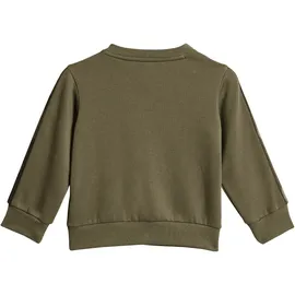adidas Seasonal Essentials Camo Fleece Jogginganzug Olive Strata/Black 86