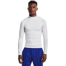 Under Armour HeatGear Armour Mock langarm Trainingsshirt Herren 100 white/black M