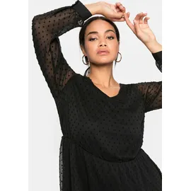 sheego Abendkleid Schwarz 50