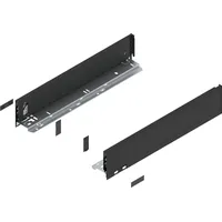 Blum LEGRABOX pure Zarge Höhe M, NL 450, Carbonschwarz-matt