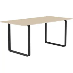Muuto Tisch 170 x 85 cm natürlich schwarze Beine