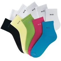 H.I.S. Kurzsocken 10er Pack Bunt 39-42