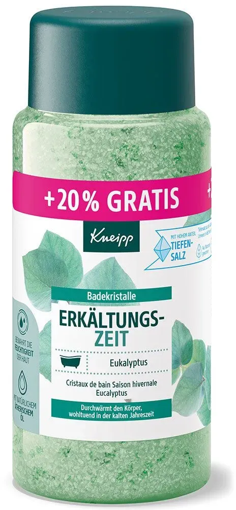 Preisvergleich Produktbild Kneipp Badekristalle Erkältungszeit Eukalyptus 720 g Salz