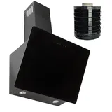 UMLUFT Wandhaube Kopffrei Dunstabzugshaube,wartungsfrei,Fernbedienung, 60cm LED