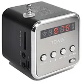 Hipipooo Mini Speaker Music Music Player tragbarer FM -Radio Support Micro SD TF USB -Festplatte