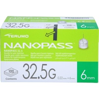 + Prisoma GmbH NANOPASS 32,5 Pen Kanüle 0,22x6 mm