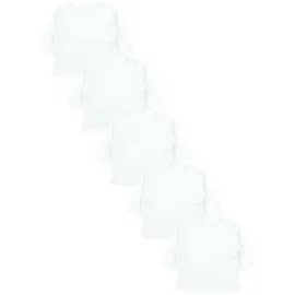 TupTam Baby Mädchen Langarmshirt 5er Set, Farbe: White, Größe: 86 - 86