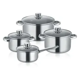 Berndes New Roma Topf-Set 4-tlg. 3 x Kochtopf + Stielkasserolle