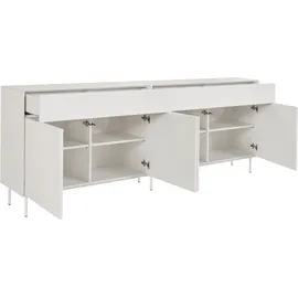 LeGer Home by Lena Gercke Sideboard »Essentials«, (2 St.), Breite: 224cm, MDF lackiert, Push-to-open-Funktion