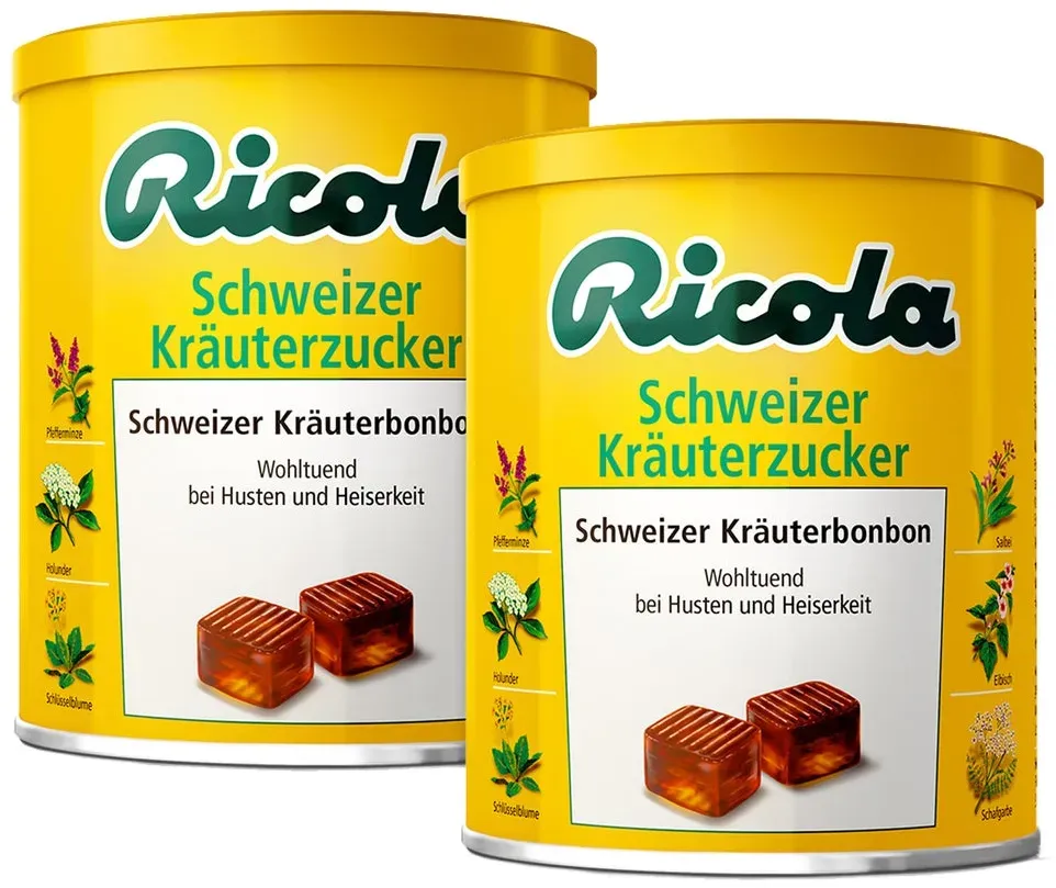 Ricola Schweizer Kräuterzucker 2X250 g