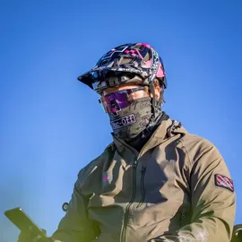 Muc-Off Muc Off Winter Neck Gaiter Punk/Green