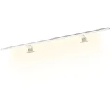 Kalb Material Für Möbel Spiegelleuchte 120 cm 18 W 230 V Silbergrau 120 cm