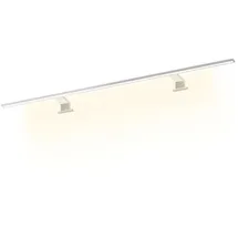 Kalb Material Für Möbel Spiegelleuchte 120 cm 18 W 230 V Silbergrau 120 cm