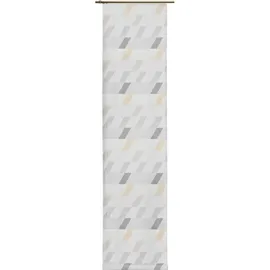 Wirth Schiebegardine WIRTH "Bray" Gr. 4, grau (hellgrau), B:60cm H:245cm, Jacquard, Baumwolle, Polyester, Gardinen