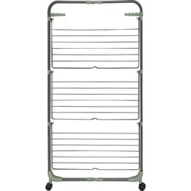 northio Modularer wäscheständer turm 30 m schwarz/grün