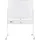 Costway Doppelseitiges Mobiles Whiteboard mit Rollen 120 x 90 cm Weiß