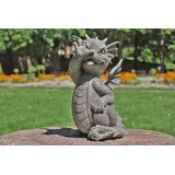 MystiCalls Gartendrache Langnase - Gartenfigur, Lange Nase, Deko, Drache