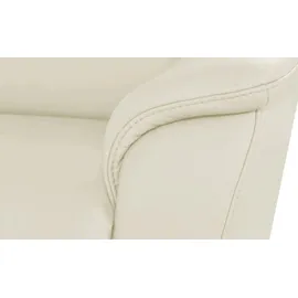 HIMOLLA Eckcouch Leder 2-Sitzer Weiß