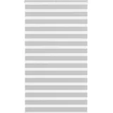vidaXL Doppelrollo Zebrarollo 130 x 230 cm grau