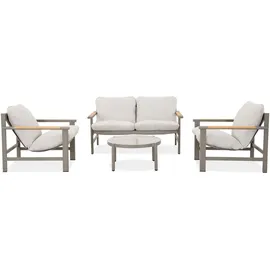 beautysofa Aspen Set 4-tlg. Grau