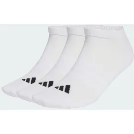 adidas Gepolsterte Essentials Low Cut Socken 3er Pack Weiß/Schwarz 43-45