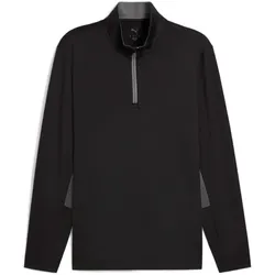 PUMA Pure 2.0 1/4-Zip langarm Golfshirt Herren 01 - PUMA black XS