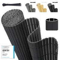 Sekey PVC Sichtschutzmatte Doppelte Verstärkung Innen, Sichtschutz mit Kabelbindern,