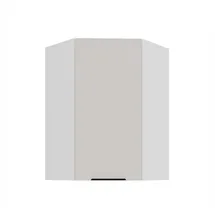 Küchen-Preisbombe Eckhängeschrank 60 x 60 x 90 cm Beige/Weiß
