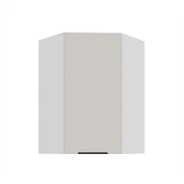 Küchen-Preisbombe Eckhängeschrank 60 x 60 x 90 cm Beige/Weiß