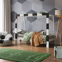 VitaliSpa Kinderbett Fußballtor, Weiß