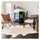 vidaXL Teppich Echtes Rindsleder 150×170 cm Beige