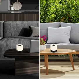 Briloner Akku Tischleuchte Schwarz