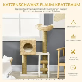 PawHut Kratzbaum 100,5 cm beige