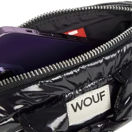 WOUF Glossy Mini Bag Handtasche 19 cm schwarz