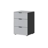 Sconto Nachtschrank Dreamer 45 x 43 x 65 cm Grau