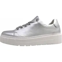 Gabor comfort Damen, sportlicher Schnürer in silber, Größe 7 | Gr.: 40,5
