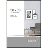 Nielsen Aluminium Bilderrahmen Pixel, 50x70 cm, schwarz