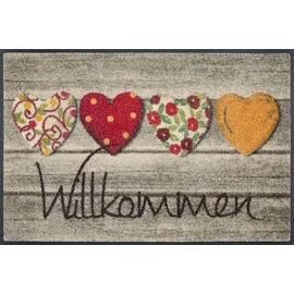 Wash+Dry Fußmatte Willkommensgruss