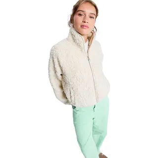 Roxy Blurry Cloud Fleece Jacke - Parchment L