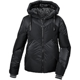 KILLTEC Damen Skijacke/Funktionsjacke in Daunenoptik mit abzippbarem Schneefang KSW 100 WMN SKI QLTD JCKT, schwarz, 42,