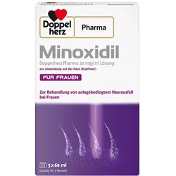 MINOXIDIL DoppelherzPhar.20mg/ml Lsg.Anw.Haut Frau 3X60 ml