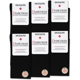 Occulto Oliver 6 Paare Schwarz 43-46
