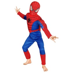 Rubie ́s Kostüm Spider-Man Anzug Kostüm für Halloween und Karneval, Original lizenziertes ‚Spider-Man‘ Kostüm rot 116