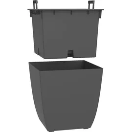 Pflanzen Kölle Diva Basalt 43,5 x 43,5 x 78,2 cm Grau
