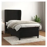 vidaXL Boxspringbett 100 x 200 cm Schwarz