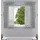 Gardinenbox 2er-Pack Gardinen Transparent Vorhang Set Wohnzimmer Voile Schlaufenschal mit Bleibandabschluß HxB 175x140 cm Grau,