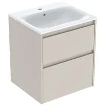 Geberit Renova Plan Schrank mit Waschtisch, 2 Auszüge, 504038DB8,