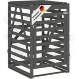 deluke Mülltonnenbox BOUMI 84 x 90 x 128,5 cm grau