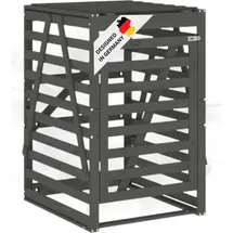 deluke Mülltonnenbox BOUMI 84 x 90 x 128,5 cm grau