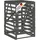 deluke Mülltonnenbox BOUMI 84 x 90 x 128,5 cm grau